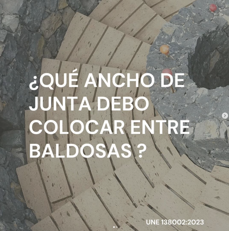 ¿Qué ancho de junta tengo que colocar entre baldosas?
